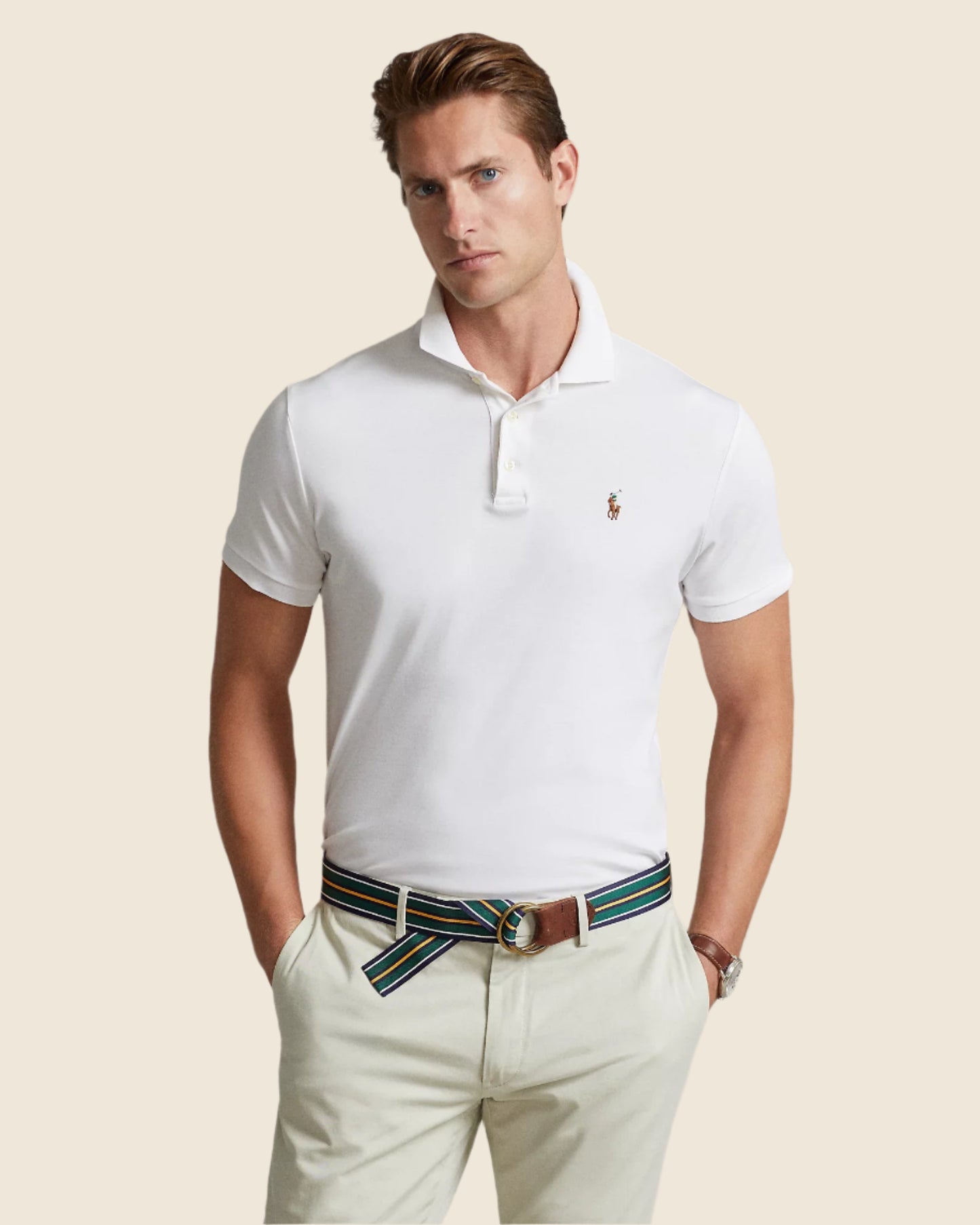 Ralph Lauren White Polo